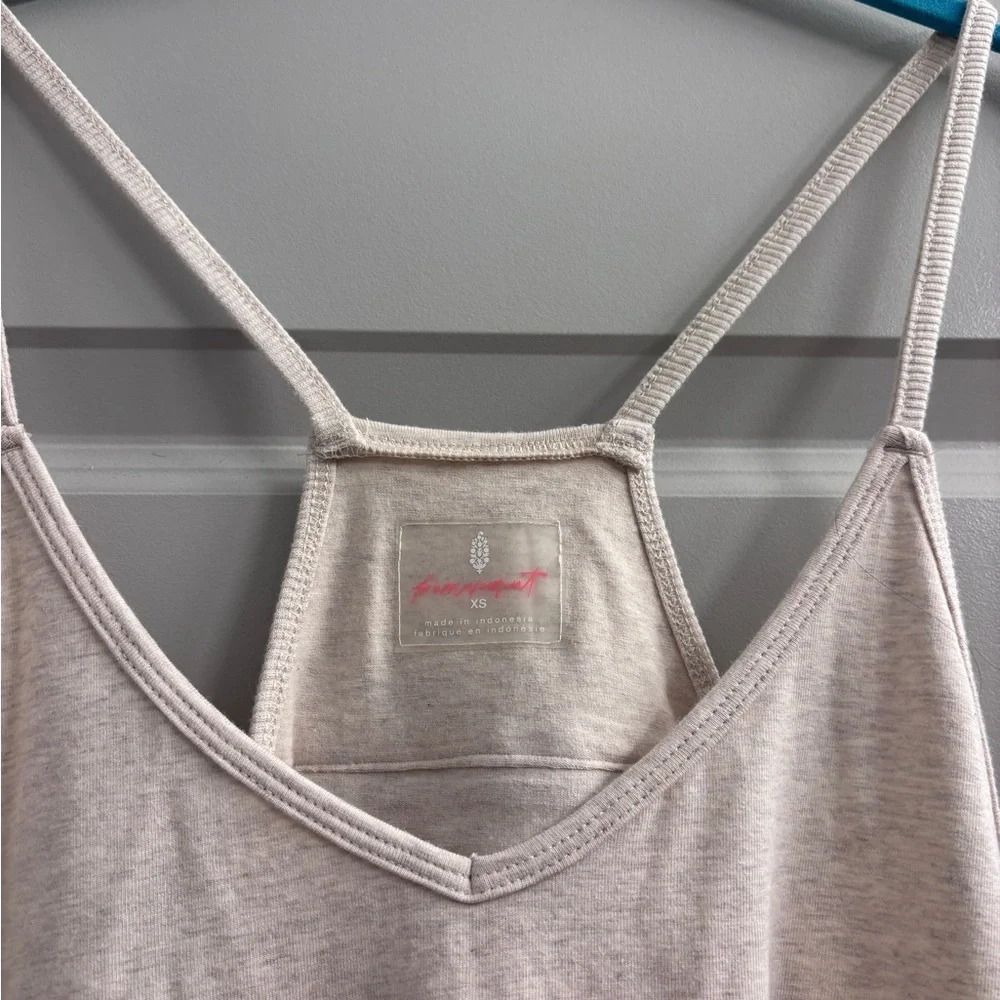 FP Movement Hot Shot Romper Onesie Jumpsuit X-Small XS Cream Tan Off White Beige - Picture 3 of 8